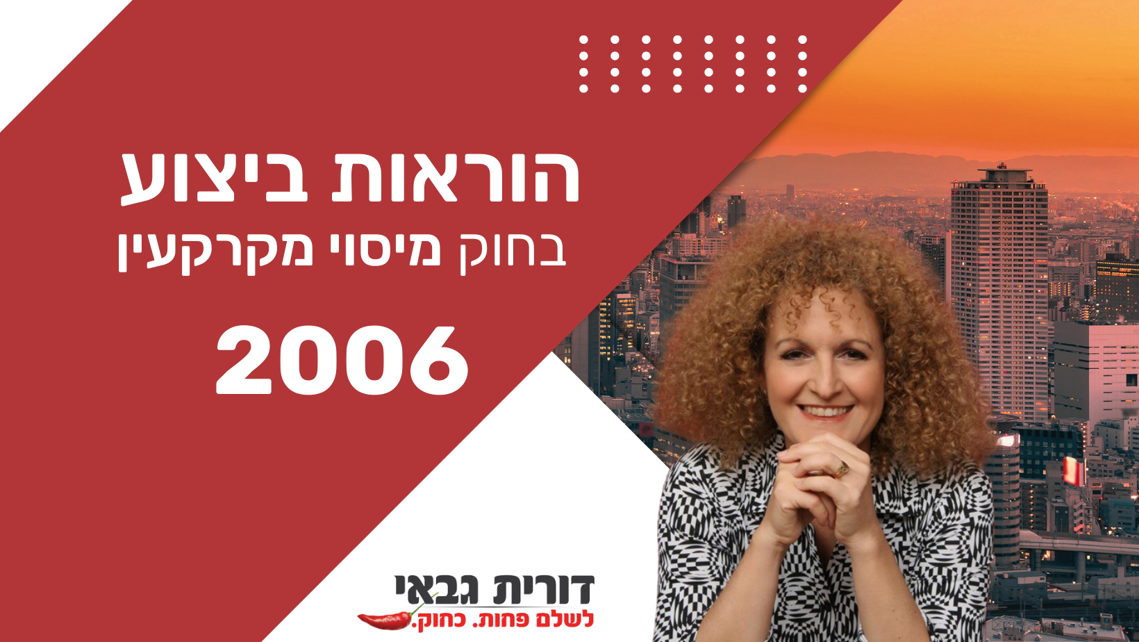 הוראות ביצוע מס שבח ומס רכוש – 2006